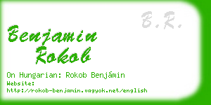 benjamin rokob business card